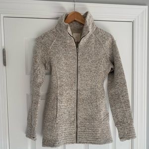 Zip Up Fleece Lined Jacket Size XS
